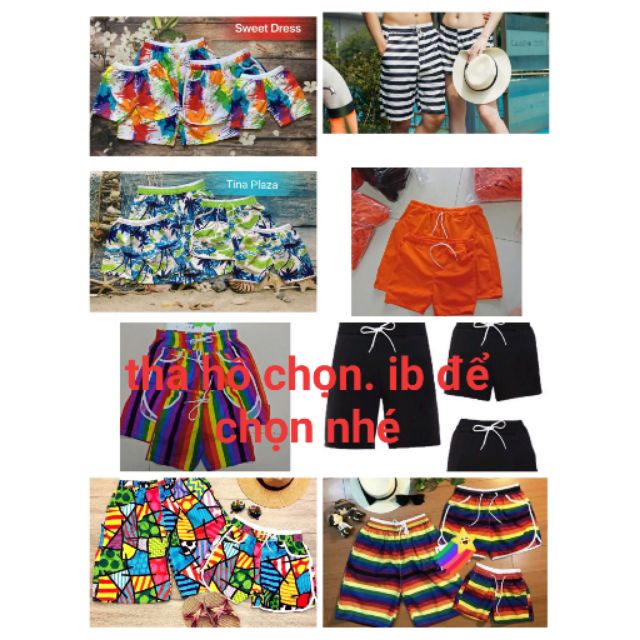 Quần đi biển nam nữ