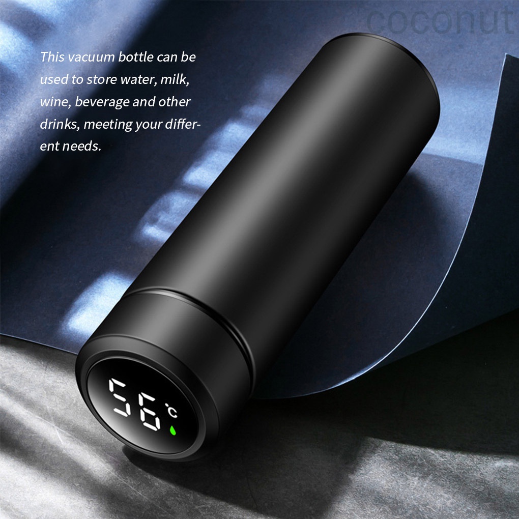 Bình Nước Inox 304 500ml Màn Hình Lcd Kỹ Thuật Số Tiện Dụng