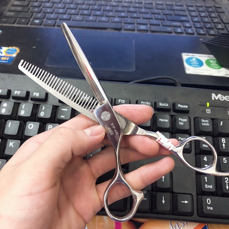 Kéo Tỉa Tóc Nam Nữ Tay Trái Hàng Cao Cấp Tặng Ví Đựng kéo