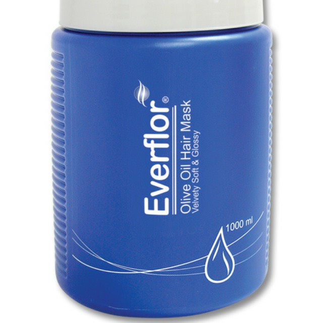 Dầu hấp ủ xả tóc Olive Everflor hủ xanh 1000ml