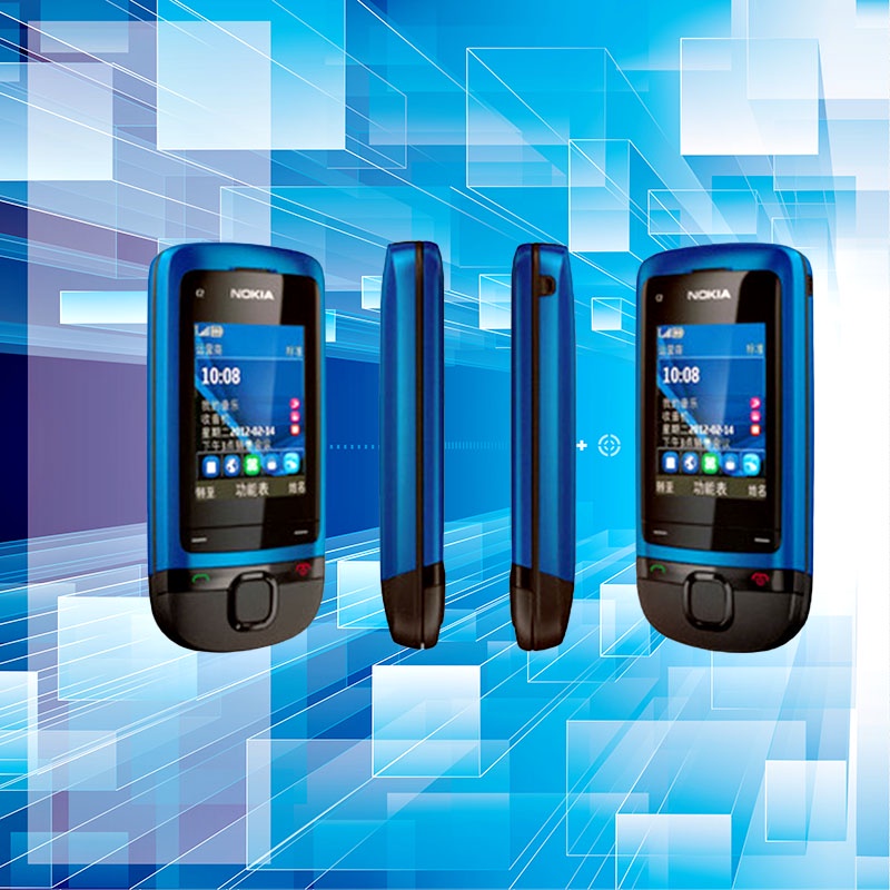 Điện thoại Nokia C2-05 Nắp Trượt - Hàng Chính Hãng - Kèm Pin Sạc bảo hành 6 tháng