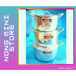 Nồi Nhôm Bầu Tân Đức Thành - Hàng Cao Cấp Dày Dặn