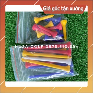 Tee golf gói 10 chiếc chất nhựa ngắn/dài