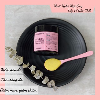 Muối Nghệ Mật Ong Sạch Thâm Mụn Lưng - Dollalala Mart