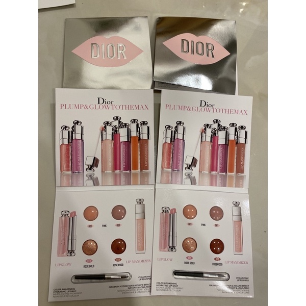 Sample son Dior Lip Glow và Lip Maximizer (bill Sephora)