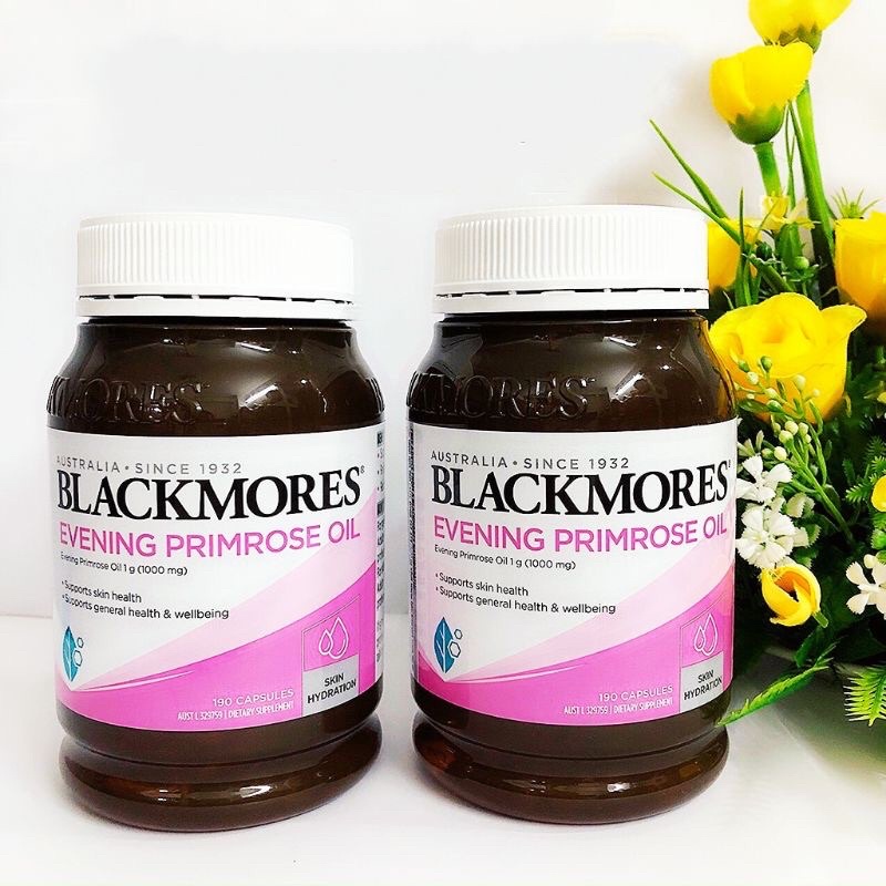 🍀🌼  Tinh dầu hoa anh thảo Blackmores Evening Primrose Oil 190 viên của ÚC🌼🍀