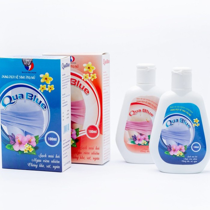 DUNG DỊCH VỆ SINH PHỤ NỮ QUABLUE 100ML GIẢM NGỨA,MÙI HÔI KHÓ CHỊU cao cấp nhất cao cấp nhất