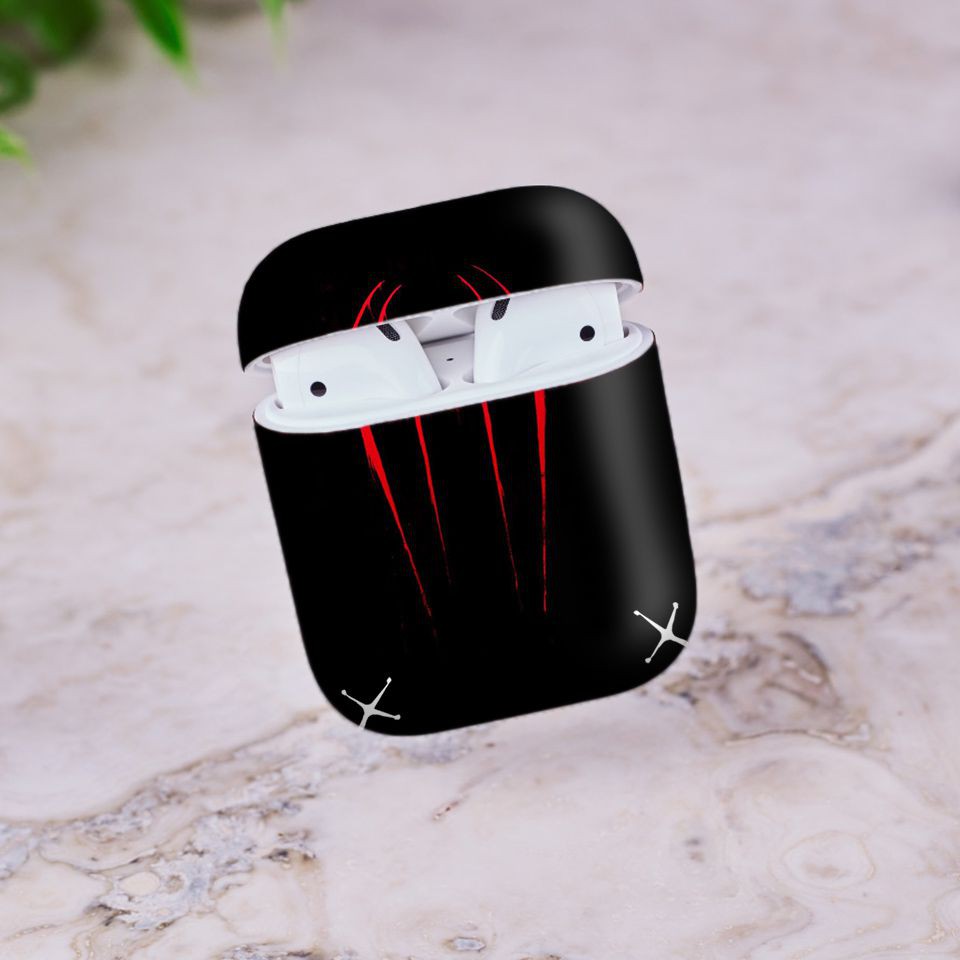 Miếng dán skin cho AirPods in hình Spider-men - AVG-0x10170 (AirPods 1 và 2 và Airpods Pro )