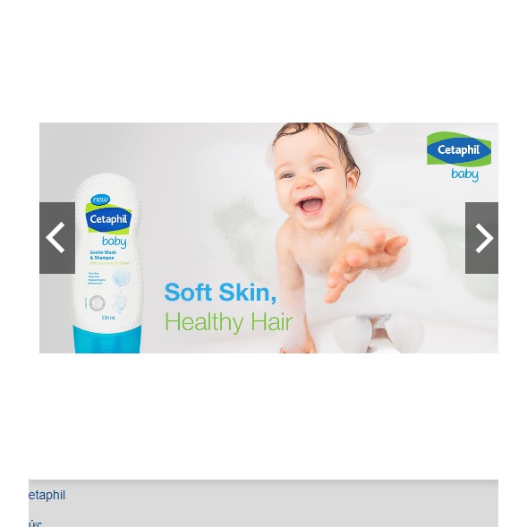 Sữa tắm gội toàn thân cho bé Cetaphil Baby Gentle Wash &amp; Shampoo (Chai 230ml)