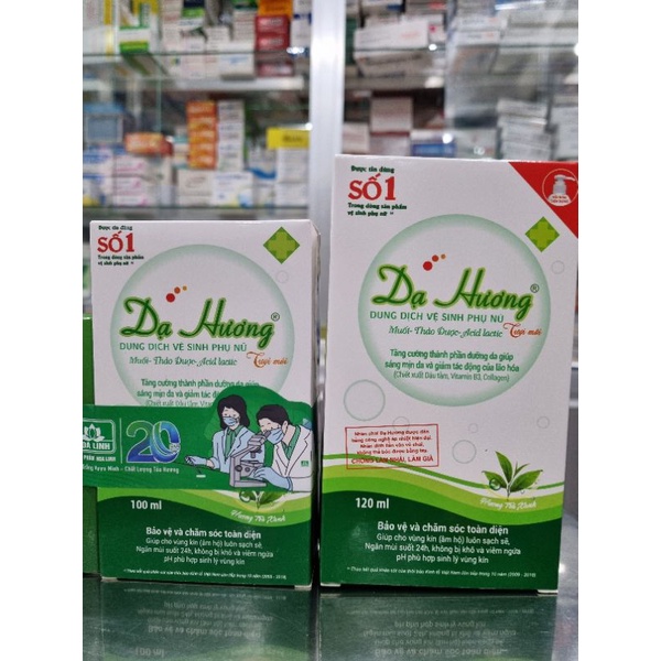 Dung Dịch Vệ Sinh Phụ Nữ Dạ Hương - Hương Trà Xanh