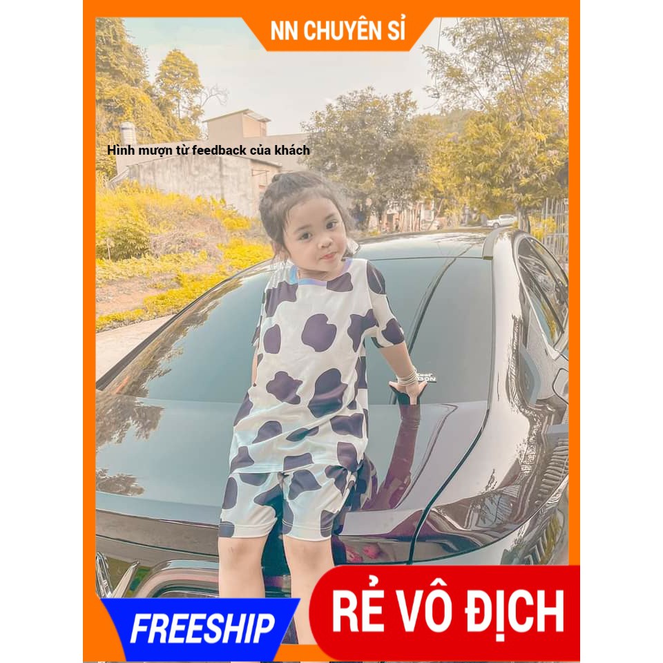 Set bộ bò sữa cho bé 5kg đến 35kg ⭐ Đồ bộ cho bé trai bé gái mặc nhà ⭐ Đồ bộ bò sữa vải thun mềm DBRBD SIZE 4 ĐẾN SIZE S