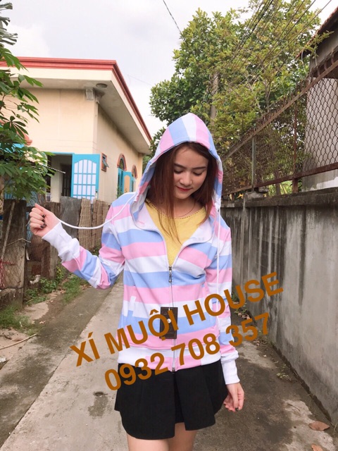 Áo khoác sọc cầu vồng | BigBuy360 - bigbuy360.vn