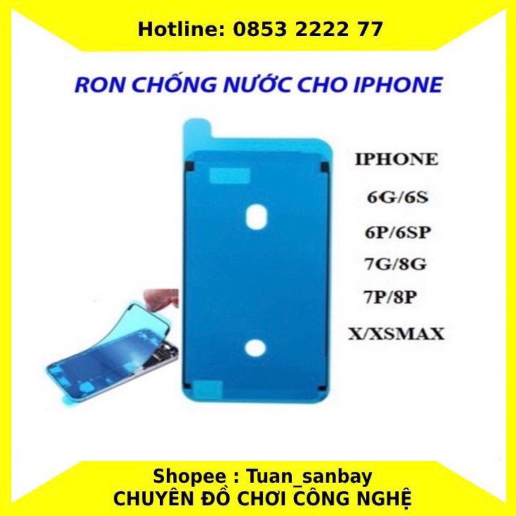 Ron keo dán màn hình iPchống nước (từ ip6 đến 11ProMax)