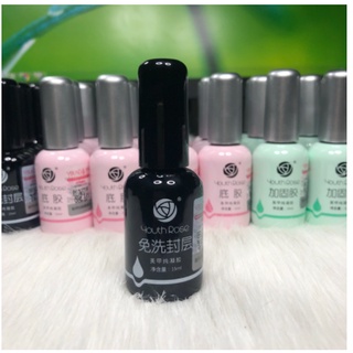 Top coat hoa hồng Youth Rose chính hãng - top phủ bóng chuyên dụng cho dân làm móng
