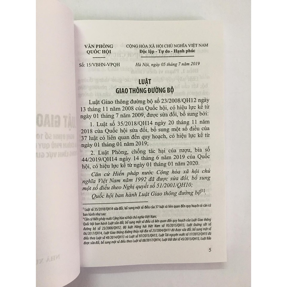 Sách - Luật Giao Thông Đường Bộ (Tái bản) | BigBuy360 - bigbuy360.vn