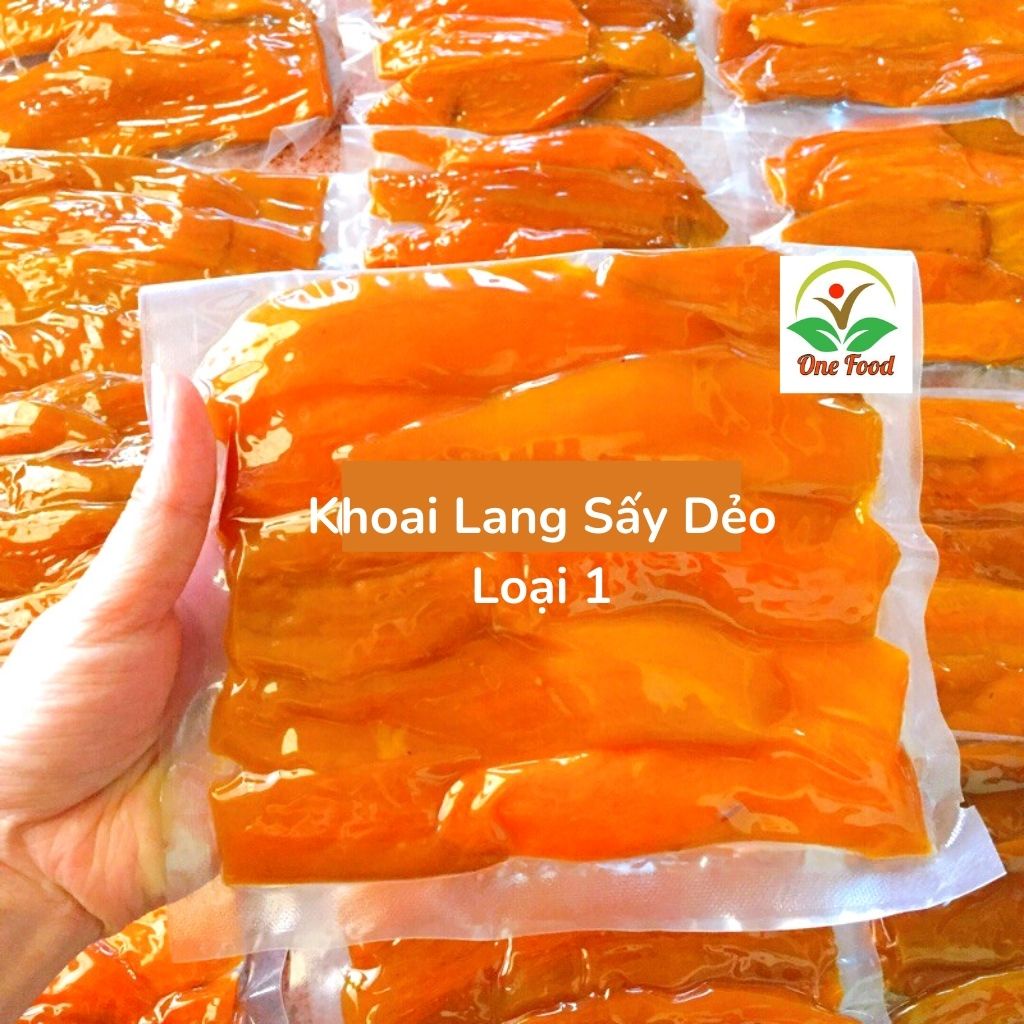 Khoai Lang Mật Sấy Dẻo Đà Lạt, KHOAI LANG SẤY DẺO LOẠI 1, Ngon Thơm Mềm, OneFood68