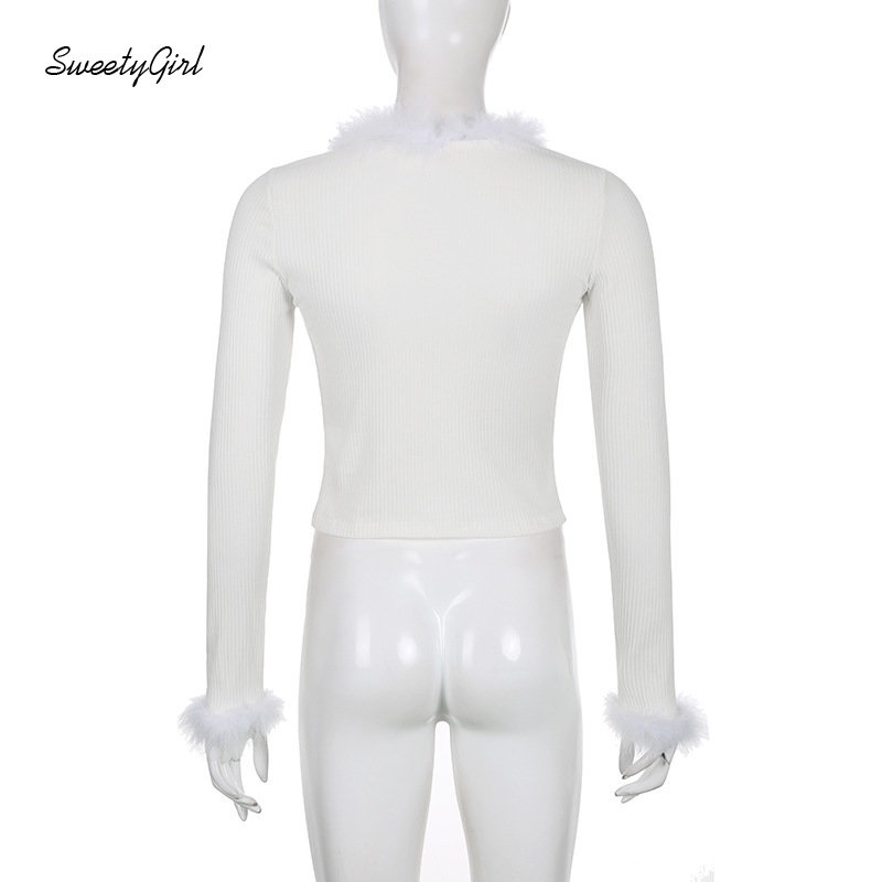 Áo Khoác Cardigan Cổ V Tay Dài Dáng Ôm Màu Trơn Đính Nơ Thời Trang 2022 Cho Bạn Gái