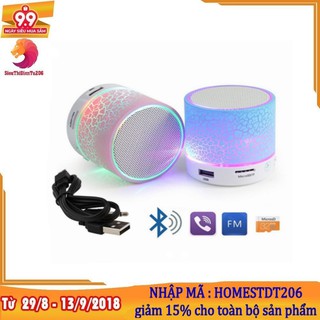 [ Hàng Có  Sẵn ]Loa Bluetooth Mini Đèn LED Đổi Màu Loại 1