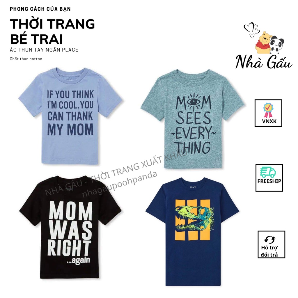 Áo size đại cho bé trai hàng xuất phom to