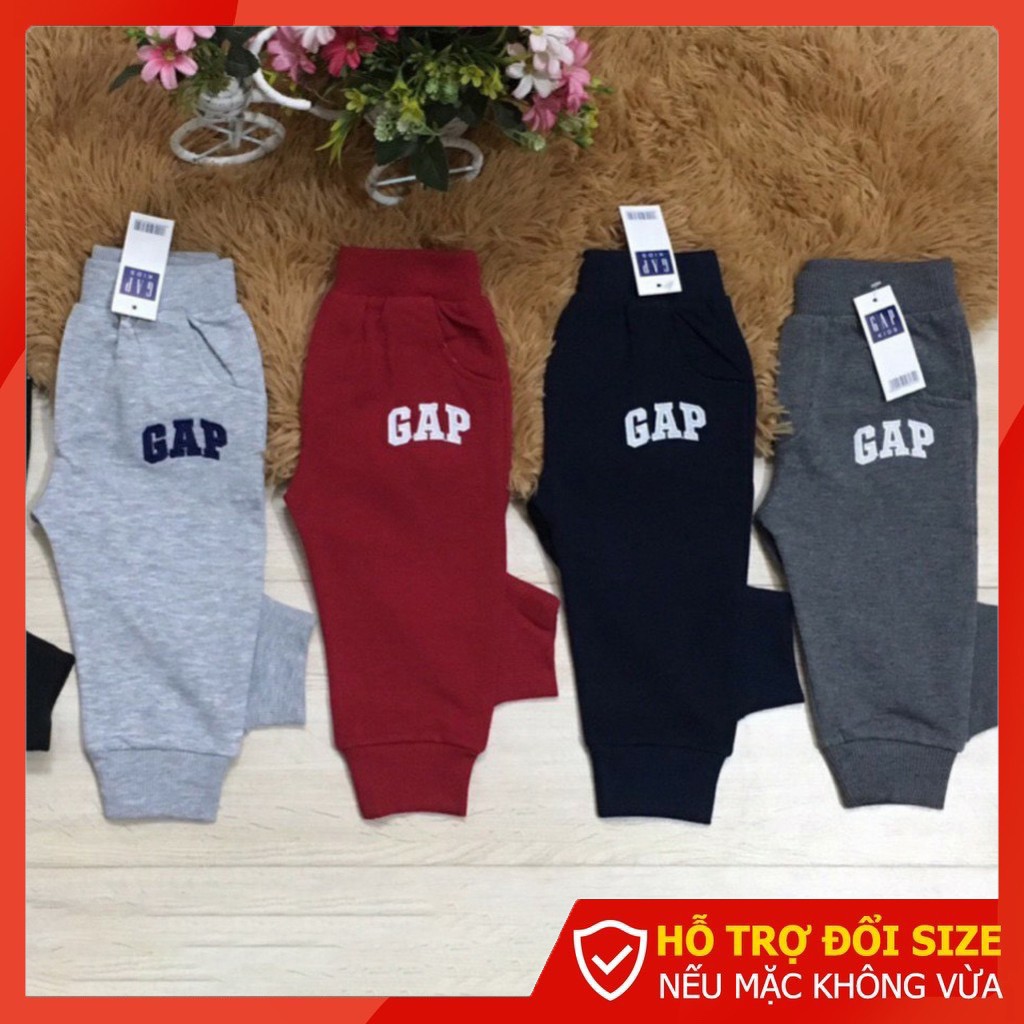 Quần thun dài cho bé trai 31 - 50kg | DÀY - MỀM - THOẢI MÁI với 5 màu | SKU GAPSQ30L