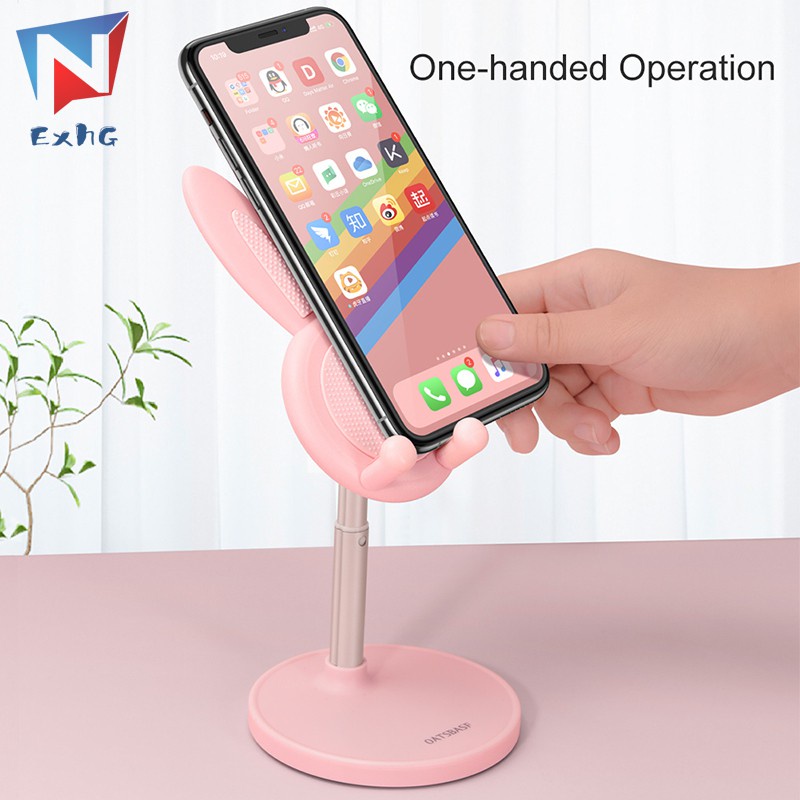 Mobile Giá Đỡ Điện Thoại Để Bàn Hình Thỏ Có Thể Điều Chỉnh | BigBuy360 - bigbuy360.vn