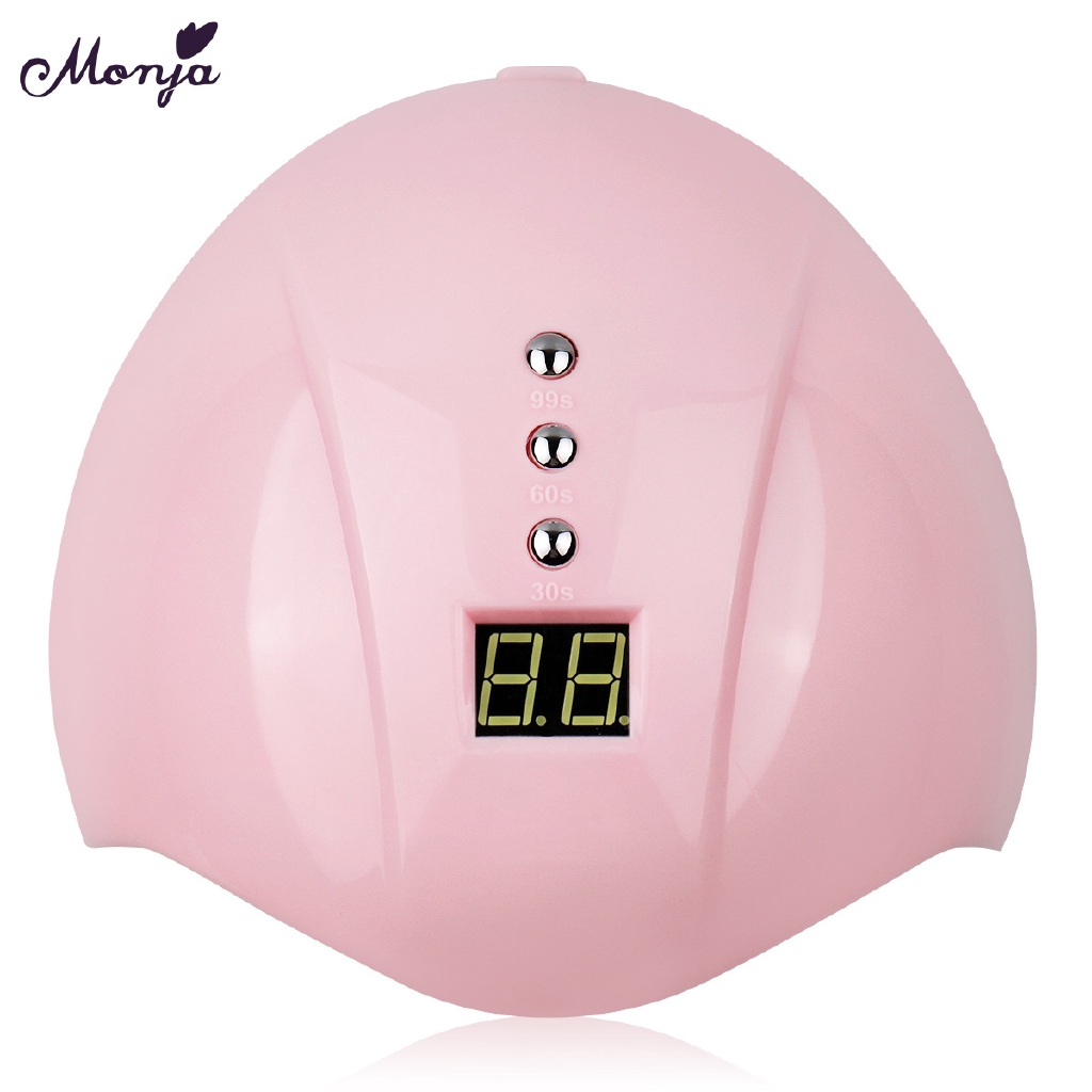 Monja 36W Nail Dryer LED Nail Lamp UV Lamp for Curing All Gel Nail Polish With Motion Sensing Manicure Pedicure Salon Toolel Nail Polish With Motion Sensing Manicure Pedicure Salon Tool