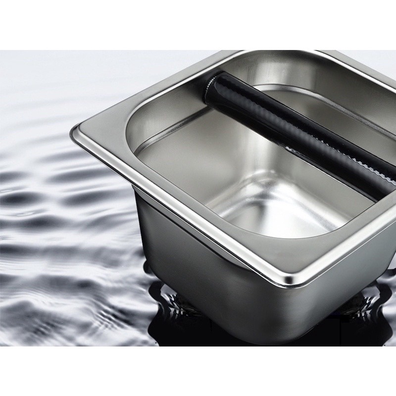 Khay Đập Bã Cà Phê - Hộp đập bã cà phê - Coffee Knock Box kích thước cao 10~15cm