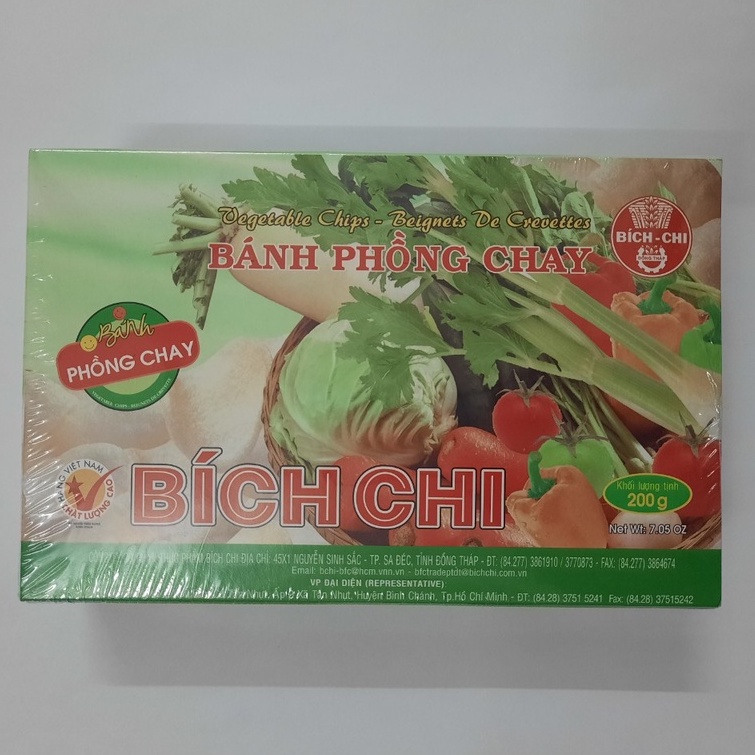 Bánh phồng tôm, phồng chay 200g Bích Chi