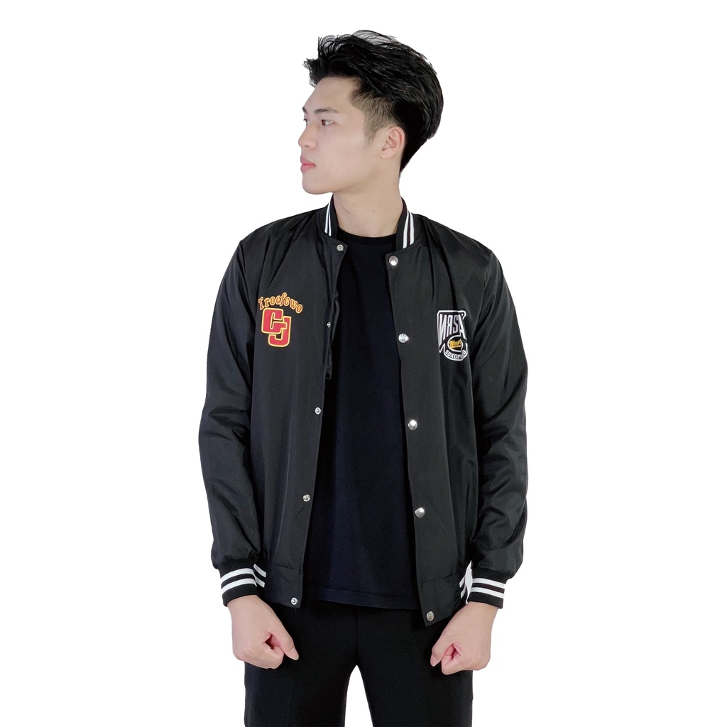 Áo khoác dù bomber nam nữ form rộng 4YOUNG BBLV09