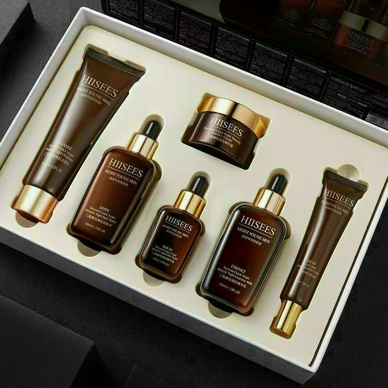 Bộ Mỹ Phẩm Dưỡng Trắng Da Căng Bóng Cấp Ẩm HIISEES 6 Món Hàng Nội Địa Trung Cao Cấp
