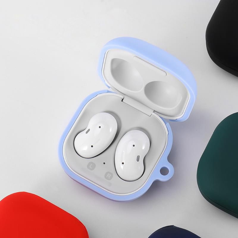 Vỏ Bảo Vệ Hộp Sạc Tai Nghe Galaxy-Buds Live Bằng Silicon Chống Bụi Có Thể Giặt Sạch