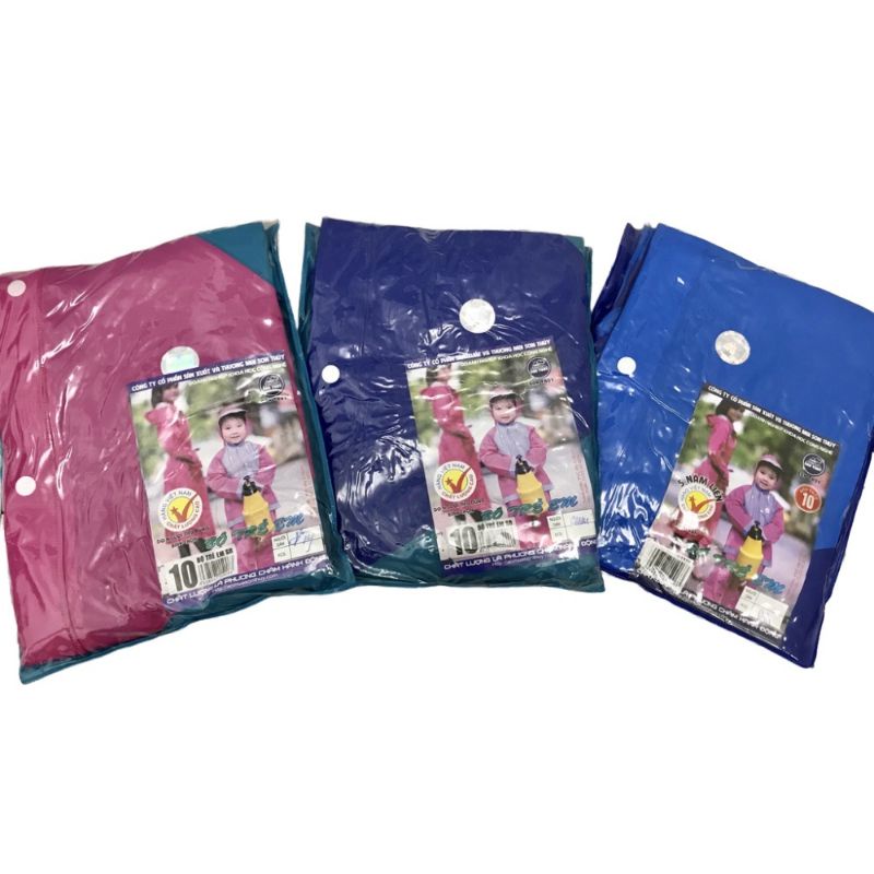 Bộ áo mưa chính hãng Sơn thủy cho bé