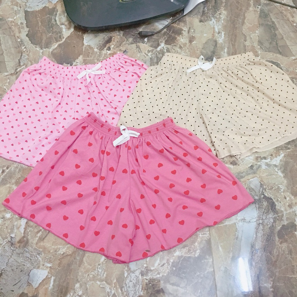 Quần đùi chấm bi HARIQUEEN quần ngủ kute