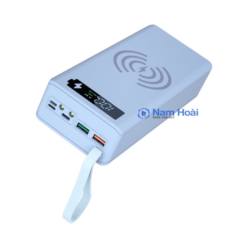 Box sạc dự phòng 16 cell sạc nhanh và không dây 15W C16-PD-Qi Mẫu Mới 2022
