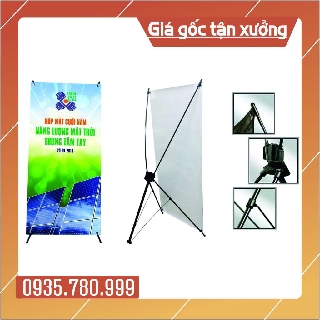 Khung standee 80x180cm treo banner chữ X kiểu dáng Hàn Quốc