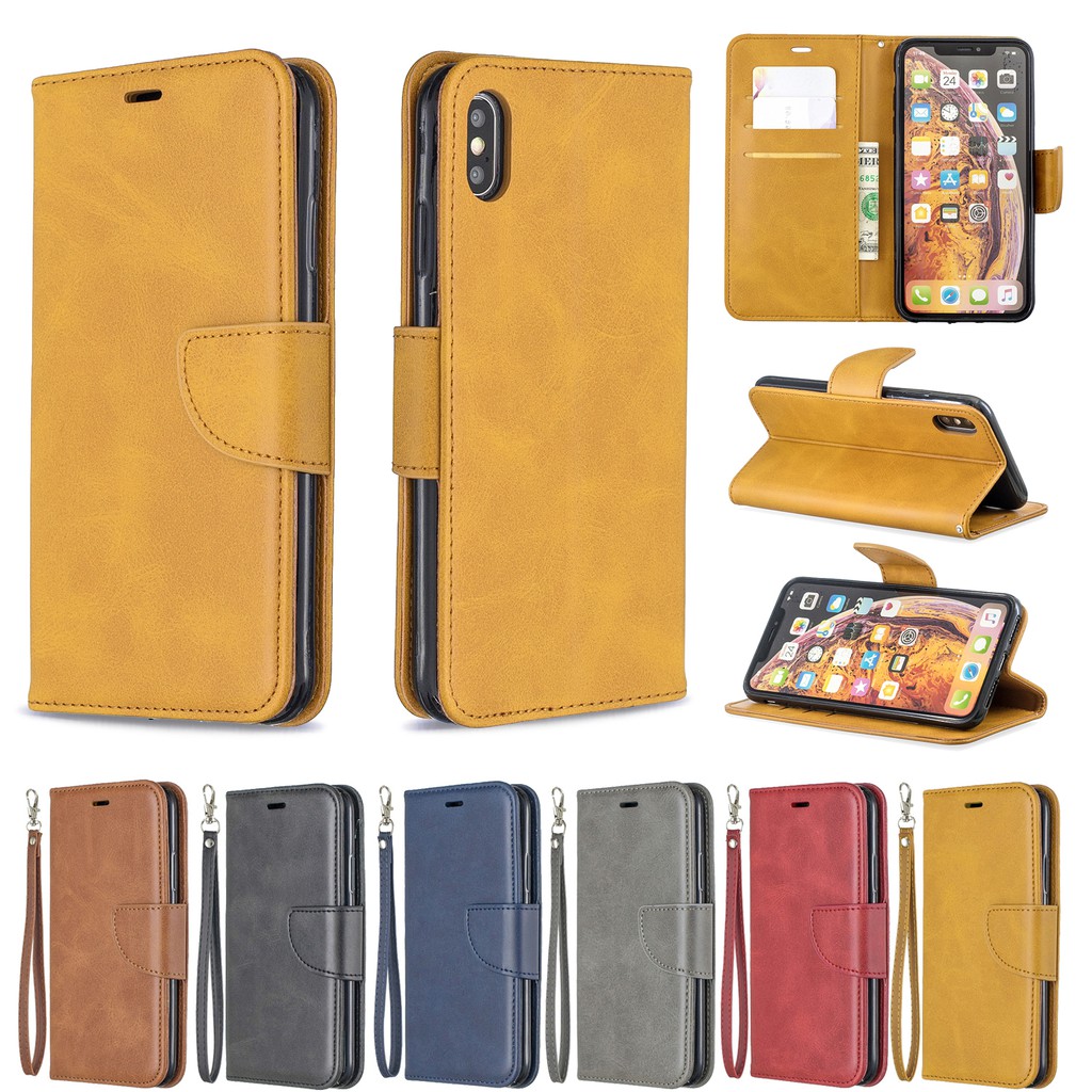 Bao da điện thoại làm từ da giả dành cho iPhone X/XR/XS/XS Max | BigBuy360 - bigbuy360.vn