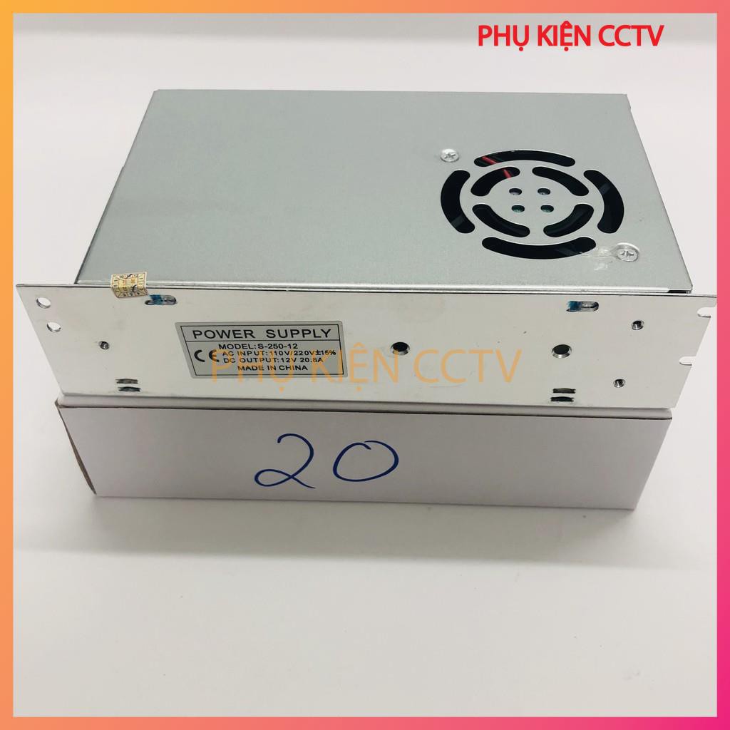 Nguồn Tổ Ong 12V 20A xịn dùng cho hệ thống camera | BigBuy360 - bigbuy360.vn