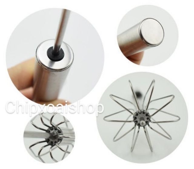 Cây Đánh Trứng INOX Tự Xoay