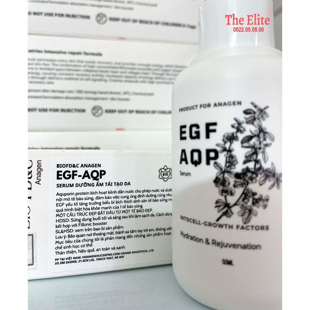 Serum dưỡng ẩm tái tạo EGF AQP 50 ml