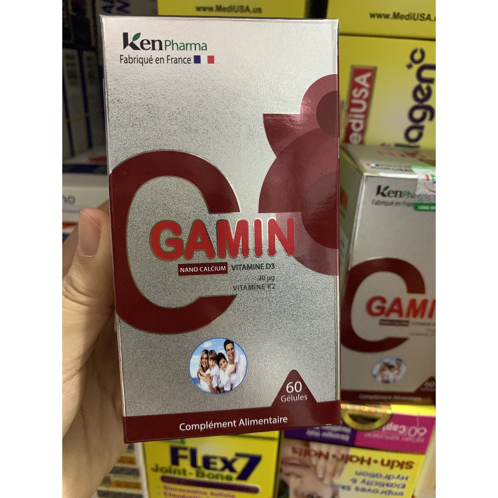 [GIÁ GỐC] Gamin Nano Calcium - Bổ sung canxi - Hộp 60 viên