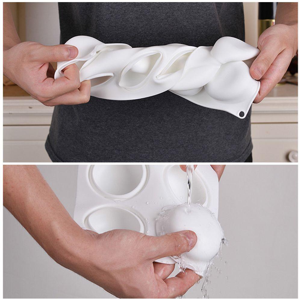 Khuôn Tròn Dẹt Làm Bánh Tráng Miệng / Bánh Mousse / Kem / Pudding Đa Ứng Dụng