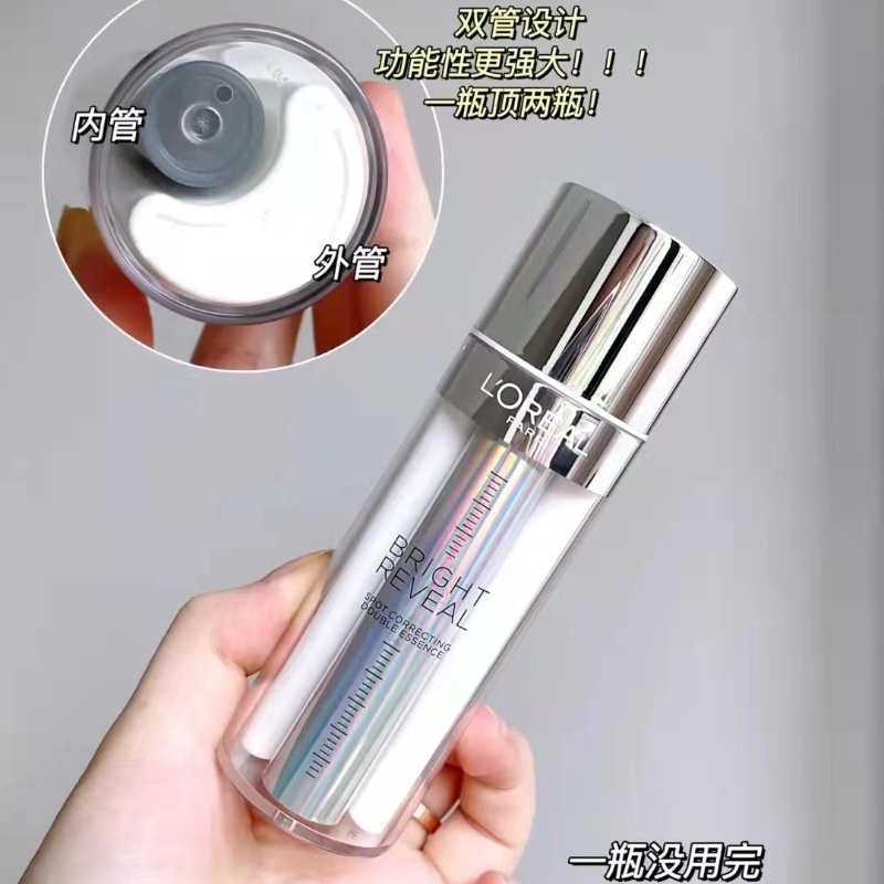 L'OREAL Lọ Tinh Chất Niacinamide Pha Lê Trắng Trong Suốt 37.6ml Chăm Sóc Da Mặt