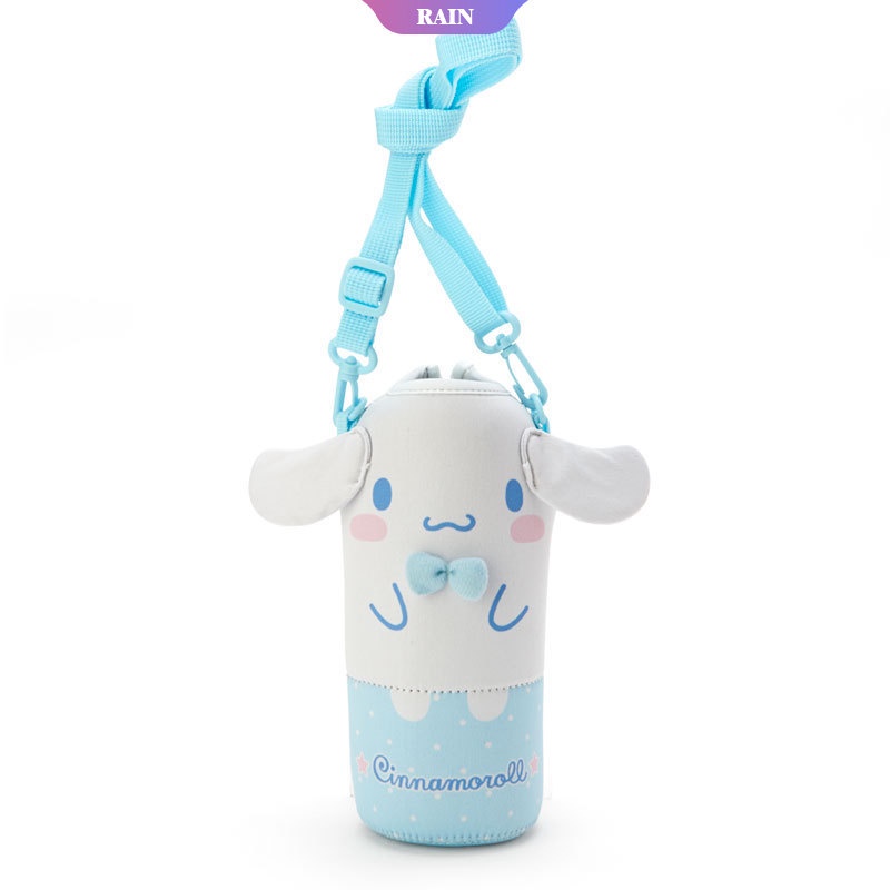 Túi Đeo Chéo Đựng Bình Nước Thủy Tinh Hình My Melody Cinnamoroll Kuromi Pom Purin Hoạt Hình Dễ Thương Cho Trẻ Em [RAIN]