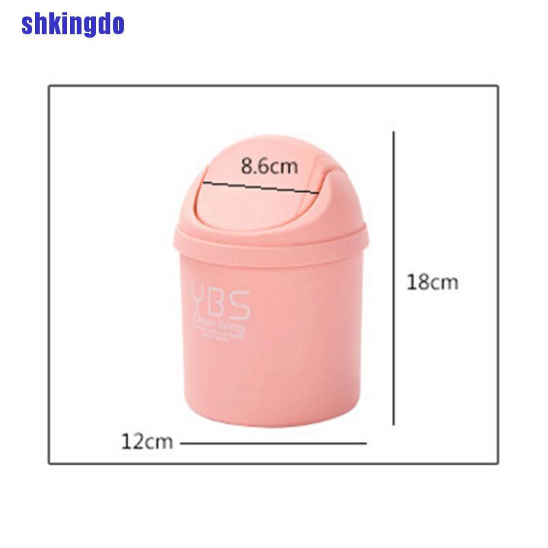 Thùng rác cỡ nhỏ để bàn văn phòng dễ thương