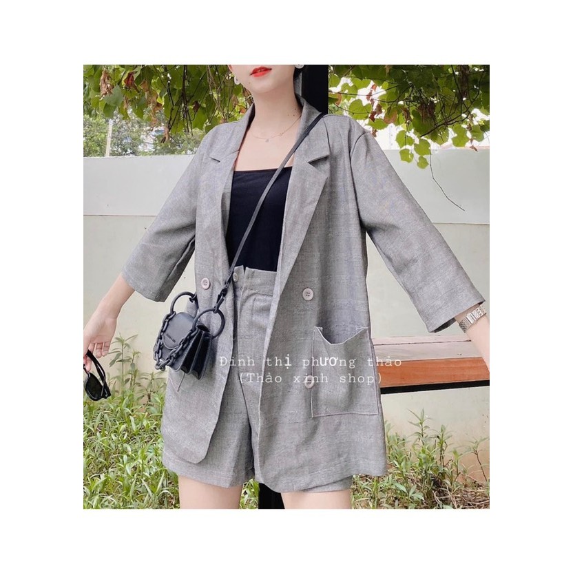 Set đồ nữ cá tính, set quần váy kiểu đi chơi sang chảnh mùa hè đẹp 8A00052 | BigBuy360 - bigbuy360.vn