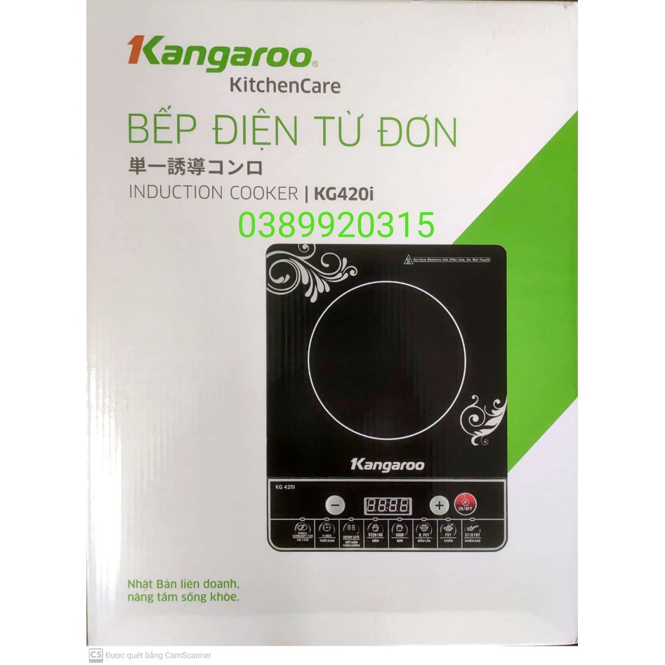 Bếp Từ Kangaroo KG20IH1 KG20IH6 KG365i KG420i KG15IC1 - Tặng Kèm Nồi Lẩu - kích hoạt bảo hành điện tử