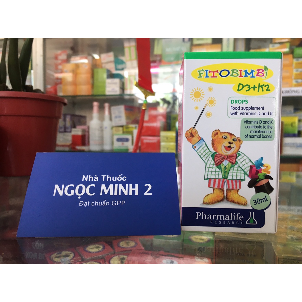✅ [Chính Hãng] Fitobimbi D3+K2 ( 30ml ) thực phẩm hỗ trợ bổ sung vitamin D3 và K2 cho trẻ