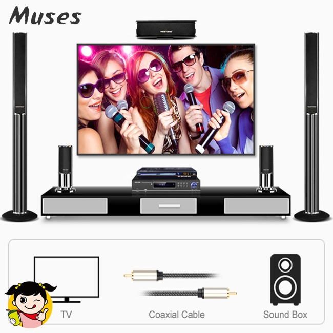 Dây cáp đồng trục Hifi 5.1 Spdif Rca