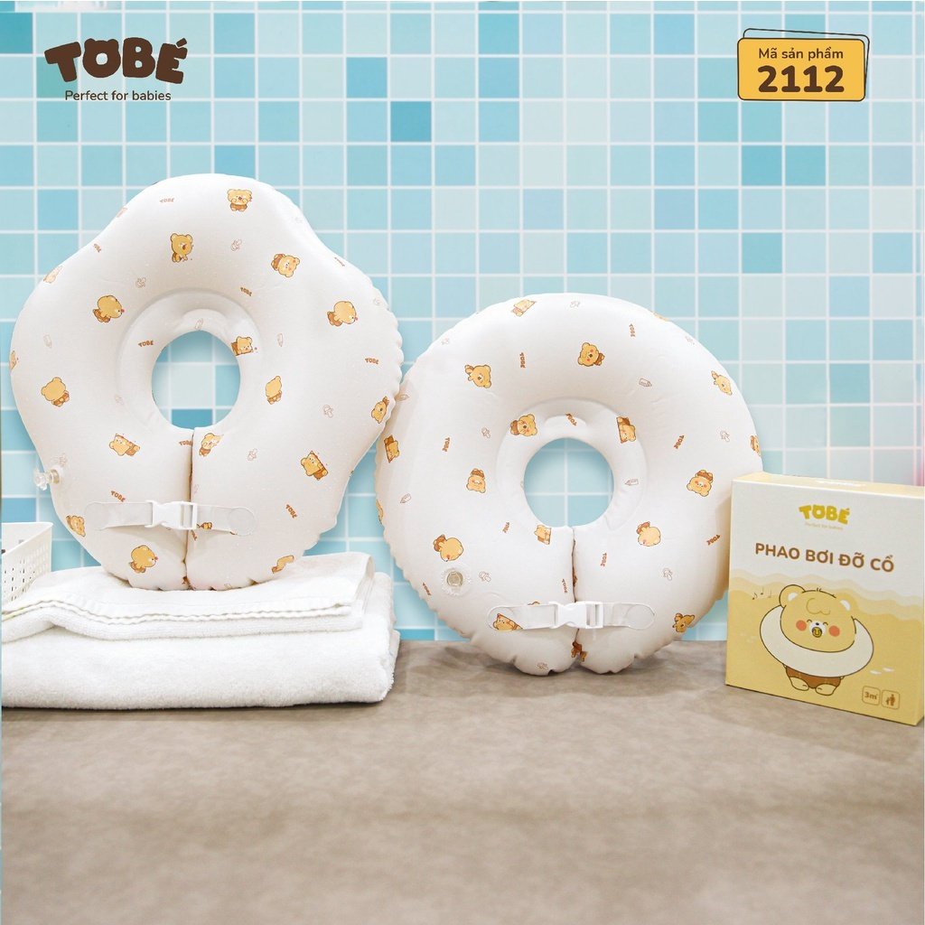 Phao bơi đỡ cổ chống lật TOBE, an toàn cho bé tập bơi từ 0 - 2 tuổi