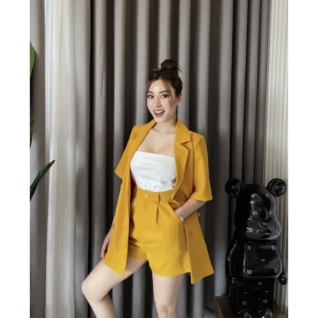 Set vest quần đùi HOTTREND 2022 nhiều màu